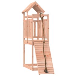 vidaXL Spielturm mit Kletterwand Massivholz Douglasie
