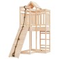 vidaXL Spielturm mit Kletterwand Massivholz Kiefer vidaXL Spielturm mit Kletterwand Massivholz Kiefer