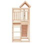 vidaXL Spielturm mit Kletterwand Massivholz Kiefer vidaXL Spielturm mit Kletterwand Massivholz Kiefer