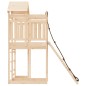 vidaXL Spielturm mit Kletterwand Massivholz Kiefer vidaXL Spielturm mit Kletterwand Massivholz Kiefer