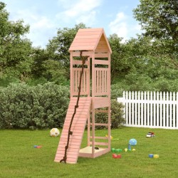 vidaXL Spielturm mit Kletterwand Massivholz Douglasie