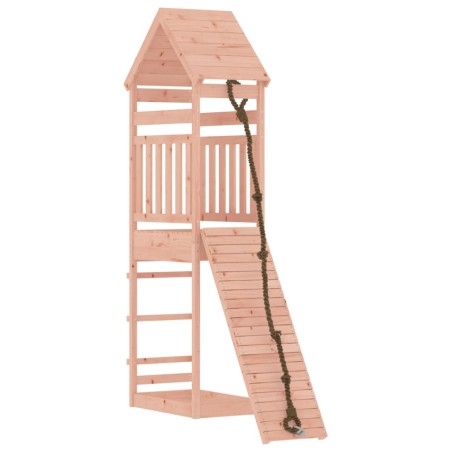 vidaXL Spielturm mit Kletterwand Massivholz Douglasie