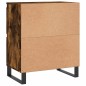 Sideboards 2 Stk. Räuchereiche Holzwerkstoff Sideboards 2 Stk. Räuchereiche Holzwerkstoff