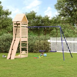 vidaXL Spielturm Massivholz Kiefer