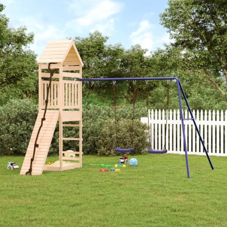 vidaXL Spielturm Massivholz Kiefer