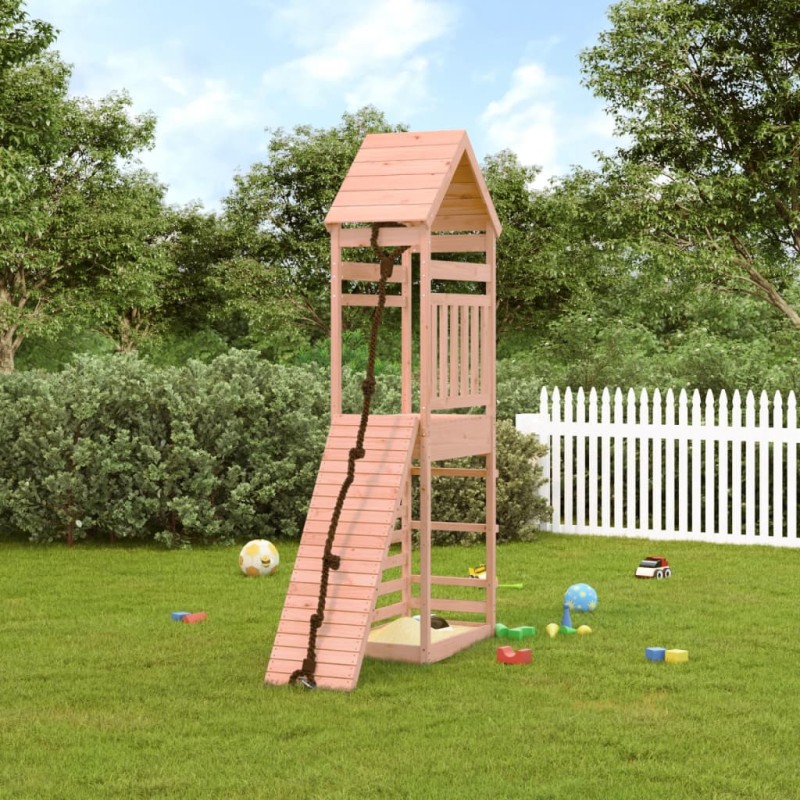 vidaXL Spielturm mit Kletterwand Massivholz Douglasie vidaXL Spielturm mit Kletterwand Massivholz Douglasie