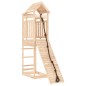 vidaXL Spielturm mit Kletterwand Massivholz Kiefer vidaXL Spielturm mit Kletterwand Massivholz Kiefer