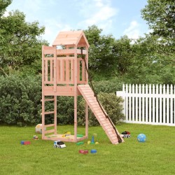vidaXL Spielturm mit Kletterwand Massivholz Douglasie