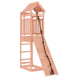 vidaXL Spielturm mit Kletterwand Massivholz Douglasie