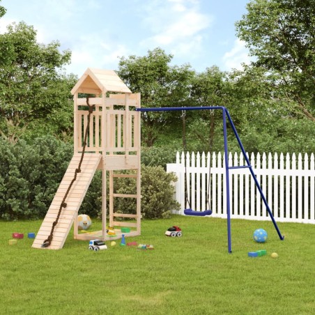 vidaXL Spielturm Massivholz Kiefer
