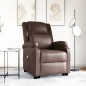 vidaXL Massagesessel mit Aufstehhilfe Braun Kunstleder vidaXL Massagesessel mit Aufstehhilfe Braun Kunstleder