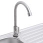 vidaXL Camping-Spüle mit Wasserhahn Edelstahl vidaXL Camping-Spüle mit Wasserhahn Edelstahl