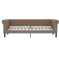vidaXL Tagesbett mit Matratze Cappuccino 90x200 cm Kunstleder vidaXL Tagesbett mit Matratze Cappuccino 90x200 cm Kunstleder