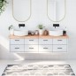 vidaXL Waschtischplatte Hellbraun 180x30x6 cm Massivholz Behandelt vidaXL Waschtischplatte Hellbraun 180x30x6 cm Massivholz Behandelt