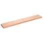 vidaXL Waschtischplatte Hellbraun 180x30x6 cm Massivholz Behandelt vidaXL Waschtischplatte Hellbraun 180x30x6 cm Massivholz Behandelt