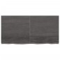 vidaXL Waschtischplatte Dunkelgrau 120x60x6 cm Massivholz Behandelt vidaXL Waschtischplatte Dunkelgrau 120x60x6 cm Massivholz Behandelt
