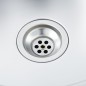 vidaXL Spüle mit Abtropffläche Set Silbern 600x600x155 mm Edelstahl vidaXL Spüle mit Abtropffläche Set Silbern 600x600x155 mm Edelstahl