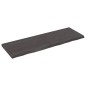 vidaXL Waschtischplatte Dunkelgrau 120x40x4 cm Massivholz Behandelt vidaXL Waschtischplatte Dunkelgrau 120x40x4 cm Massivholz Behandelt