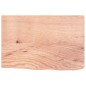 vidaXL Waschtischplatte Hellbraun 60x40x2 cm Massivholz Behandelt vidaXL Waschtischplatte Hellbraun 60x40x2 cm Massivholz Behandelt