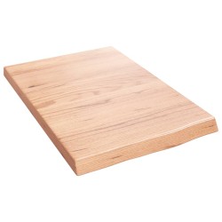 vidaXL Waschtischplatte Hellbraun 40x60x4 cm Massivholz Behandelt