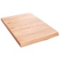 vidaXL Waschtischplatte Hellbraun 40x60x4 cm Massivholz Behandelt vidaXL Waschtischplatte Hellbraun 40x60x4 cm Massivholz Behandelt