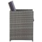 vidaXL 13-tlg. Garten-Essgruppe Poly Rattan und Akazienholz Anthrazit vidaXL 13-tlg. Garten-Essgruppe Poly Rattan und Akazienholz Anthrazit