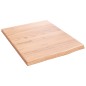 vidaXL Waschtischplatte Hellbraun 40x50x2 cm Massivholz Behandelt vidaXL Waschtischplatte Hellbraun 40x50x2 cm Massivholz Behandelt
