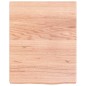 vidaXL Waschtischplatte Hellbraun 40x50x(2-4) cm Massivholz Behandelt vidaXL Waschtischplatte Hellbraun 40x50x(2-4) cm Massivholz Behandelt