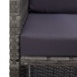 vidaXL 13-tlg. Garten-Essgruppe Poly Rattan und Akazienholz Anthrazit vidaXL 13-tlg. Garten-Essgruppe Poly Rattan und Akazienholz Anthrazit
