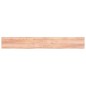 vidaXL Waschtischplatte Hellbraun 220x30x4 cm Massivholz Behandelt vidaXL Waschtischplatte Hellbraun 220x30x4 cm Massivholz Behandelt