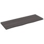 vidaXL Waschtischplatte Dunkelgrau 80x30x2 cm Massivholz Behandelt vidaXL Waschtischplatte Dunkelgrau 80x30x2 cm Massivholz Behandelt