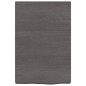 vidaXL Waschtischplatte Dunkelgrau 40x60x6 cm Massivholz Behandelt vidaXL Waschtischplatte Dunkelgrau 40x60x6 cm Massivholz Behandelt