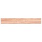 vidaXL Waschtischplatte Hellbraun 220x30x6 cm Massivholz Behandelt vidaXL Waschtischplatte Hellbraun 220x30x6 cm Massivholz Behandelt