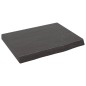 vidaXL Waschtischplatte Dunkelgrau 40x30x4 cm Massivholz Behandelt vidaXL Waschtischplatte Dunkelgrau 40x30x4 cm Massivholz Behandelt