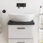 vidaXL Waschtischplatte Dunkelgrau 40x50x4 cm Massivholz Behandelt vidaXL Waschtischplatte Dunkelgrau 40x50x4 cm Massivholz Behandelt