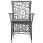 vidaXL 9-tlg. Garten-Essgruppe Poly Rattan Grau vidaXL 9-tlg. Garten-Essgruppe Poly Rattan Grau