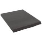 vidaXL Waschtischplatte Dunkelgrau 40x50x4 cm Massivholz Behandelt vidaXL Waschtischplatte Dunkelgrau 40x50x4 cm Massivholz Behandelt
