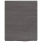 vidaXL Waschtischplatte Dunkelgrau 40x50x4 cm Massivholz Behandelt vidaXL Waschtischplatte Dunkelgrau 40x50x4 cm Massivholz Behandelt