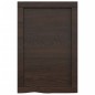 vidaXL Waschtischplatte Dunkelgrau 40x50x4 cm Massivholz Behandelt vidaXL Waschtischplatte Dunkelgrau 40x50x4 cm Massivholz Behandelt