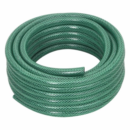 vidaXL Gartenschlauch Grün 0,6" 50 m PVC