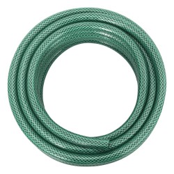 vidaXL Gartenschlauch Grün 0,6" 50 m PVC