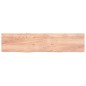 vidaXL Waschtischplatte Hellbraun 220x50x6 cm Massivholz Behandelt vidaXL Waschtischplatte Hellbraun 220x50x6 cm Massivholz Behandelt