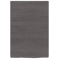 vidaXL Waschtischplatte Dunkelgrau 40x60x2 cm Massivholz Behandelt vidaXL Waschtischplatte Dunkelgrau 40x60x2 cm Massivholz Behandelt