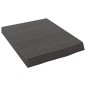vidaXL Waschtischplatte Dunkelbraun 40x50x(2-6)cm Massivholz Behandelt vidaXL Waschtischplatte Dunkelbraun 40x50x(2-6)cm Massivholz Behandelt
