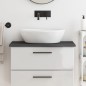 vidaXL Waschtischplatte Dunkelbraun 80x40x2 cm Massivholz Behandelt vidaXL Waschtischplatte Dunkelbraun 80x40x2 cm Massivholz Behandelt