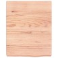 vidaXL Waschtischplatte Hellbraun 40x50x6 cm Massivholz Behandelt vidaXL Waschtischplatte Hellbraun 40x50x6 cm Massivholz Behandelt