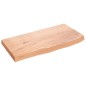 vidaXL Waschtischplatte Hellbraun 60x30x4 cm Massivholz Behandelt vidaXL Waschtischplatte Hellbraun 60x30x4 cm Massivholz Behandelt