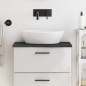 vidaXL Waschtischplatte Dunkelgrau 60x30x2 cm Massivholz Behandelt vidaXL Waschtischplatte Dunkelgrau 60x30x2 cm Massivholz Behandelt