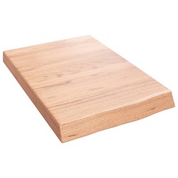 vidaXL Waschtischplatte Hellbraun 40x60x6 cm Massivholz Behandelt