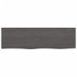 vidaXL Waschtischplatte Dunkelgrau 100x30x2 cm Massivholz Behandelt vidaXL Waschtischplatte Dunkelgrau 100x30x2 cm Massivholz Behandelt